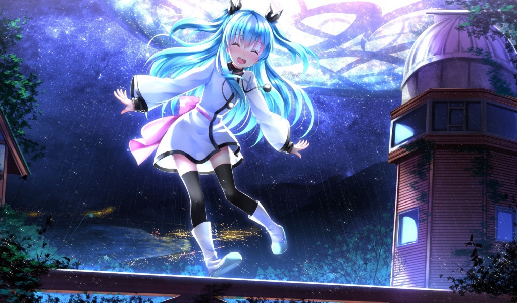 Девушка из аниме Метод Небес