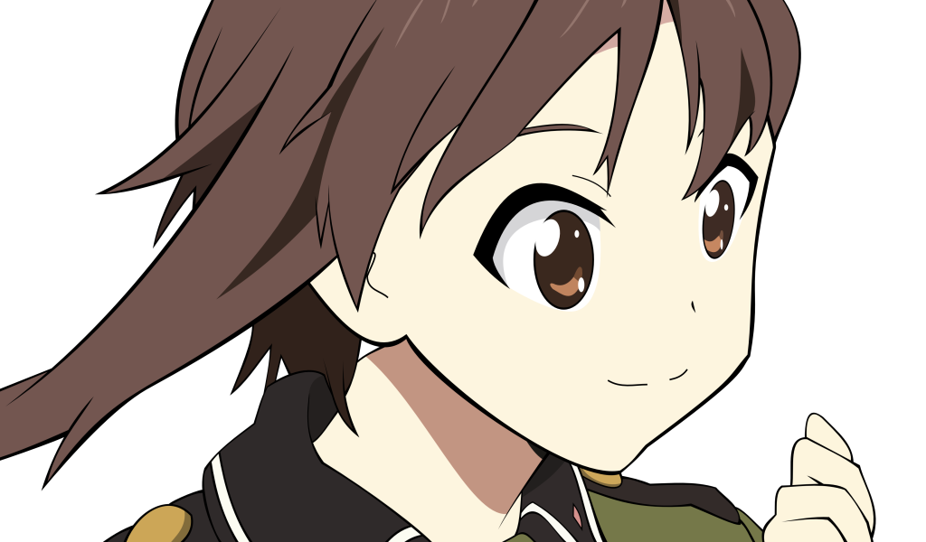 Девочка из аниме Звуки небес