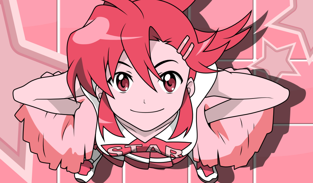 Девушка из аниме Tengen Toppa Gurren Lagann