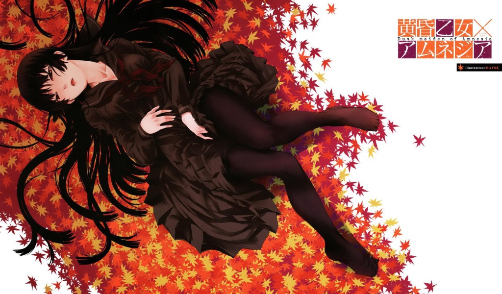 Девушка из аниме Сумеречная дева и амнезия