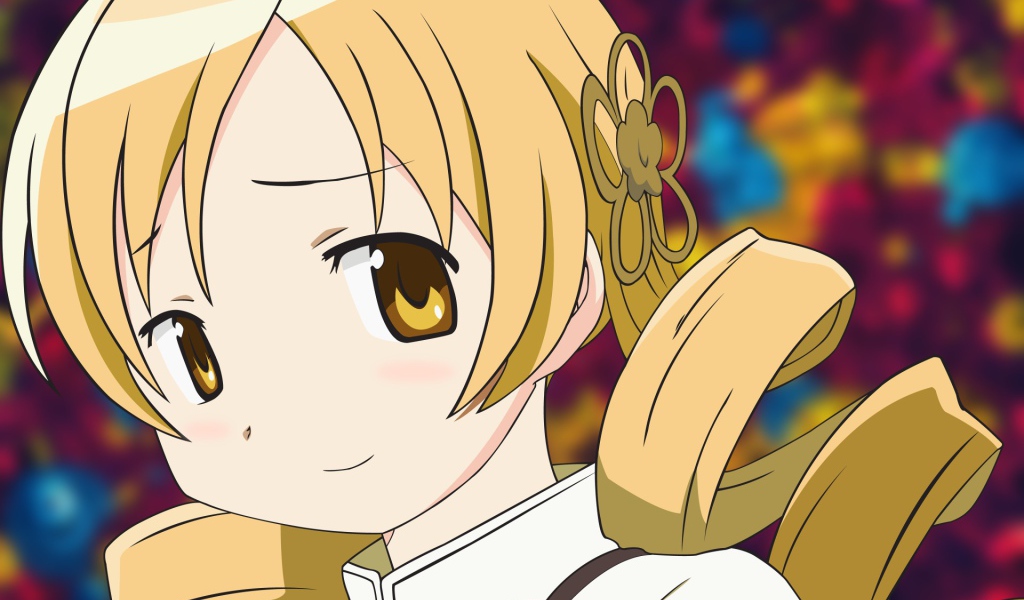 Девочка из аниме Девочка-волшебница Мадока