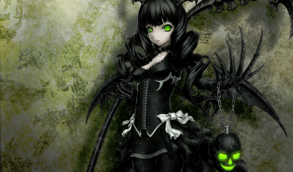 Девушка аниме мастер смерти