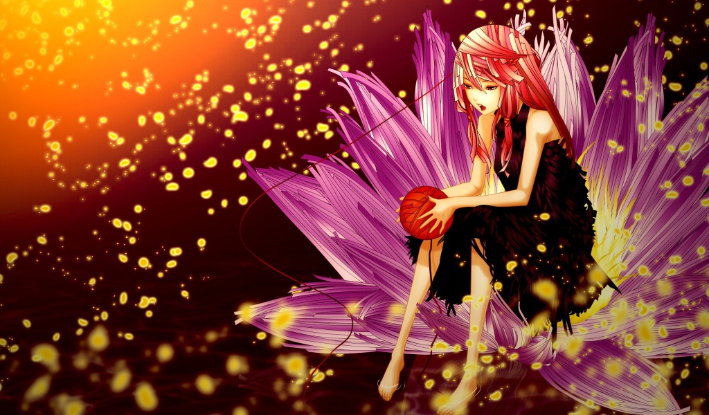 Девушка в цветке, аниме Корона грешника