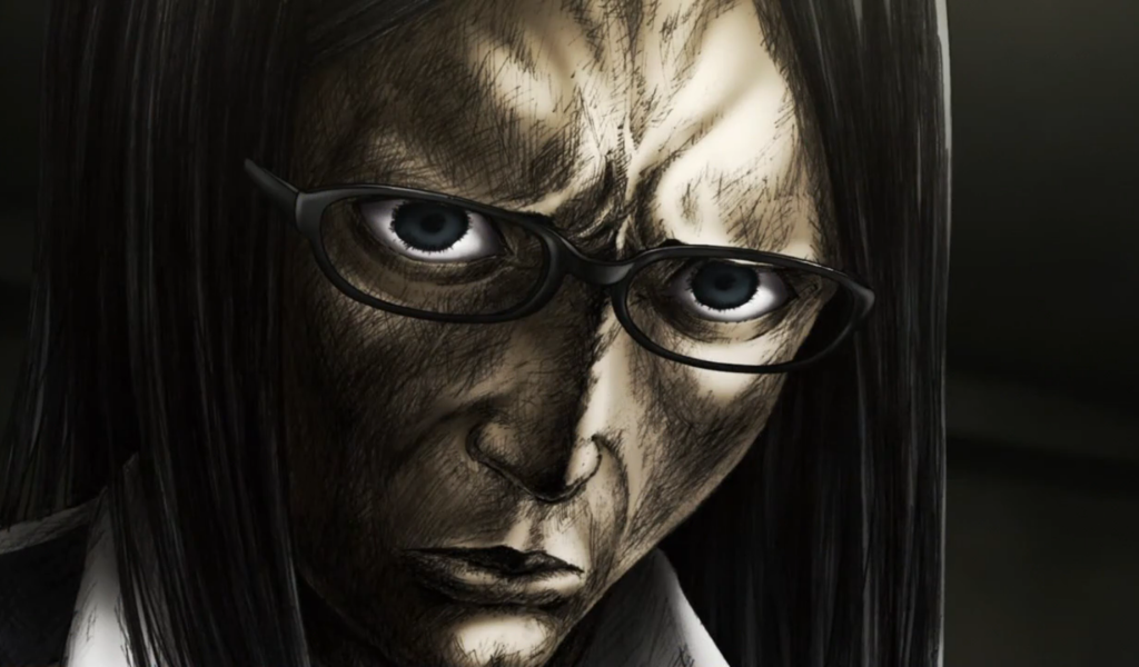 Девушка в очках, аниме Prison School