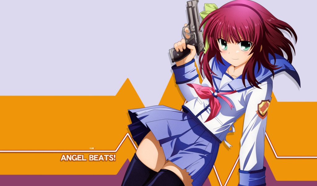Девушка с пистолетом, аниме Ангельские ритмы