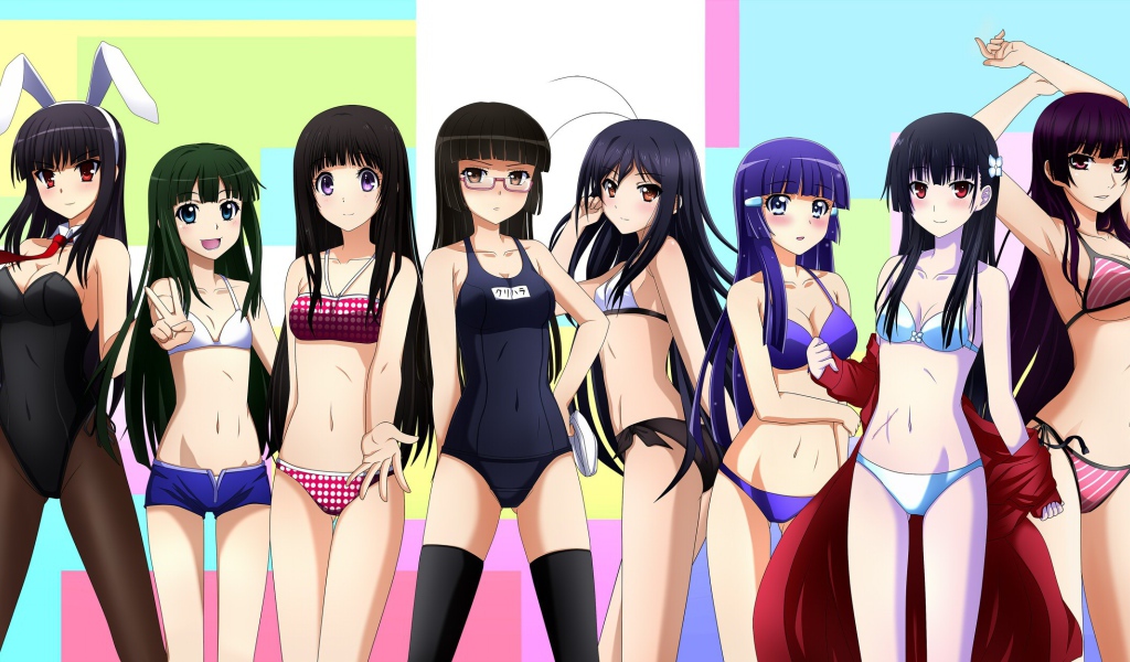 Девушки персонажи аниме Сумеречная дева и амнезия