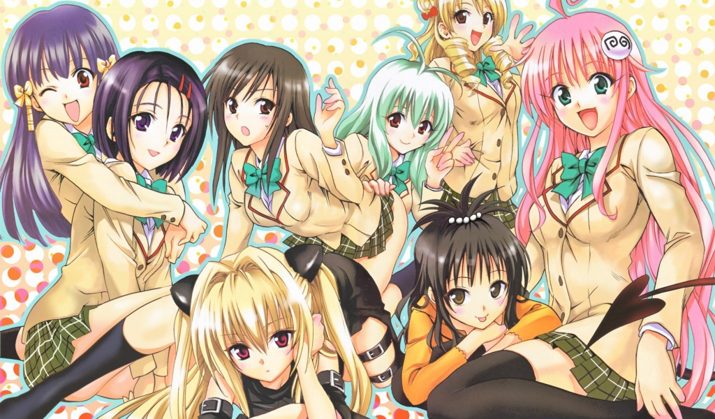 Девушки персонажи аниме Любовь и прочие неприятности