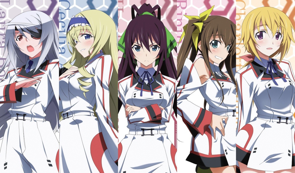 Девушки из аниме Infinite Stratos