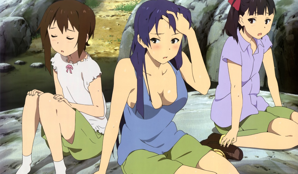 Девушки в аниме Звуки небес