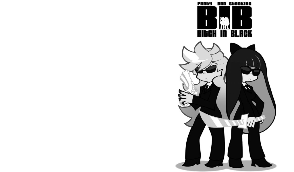 Девушки в черном из аниме Anarchy Panty