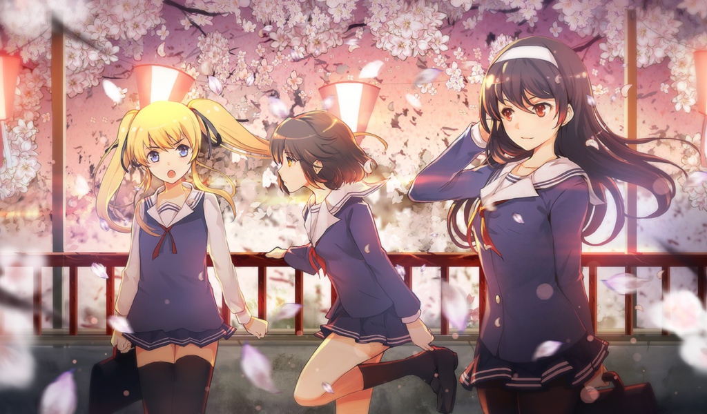 Девушки в саду сакур, аниме Как создать скучную героиню