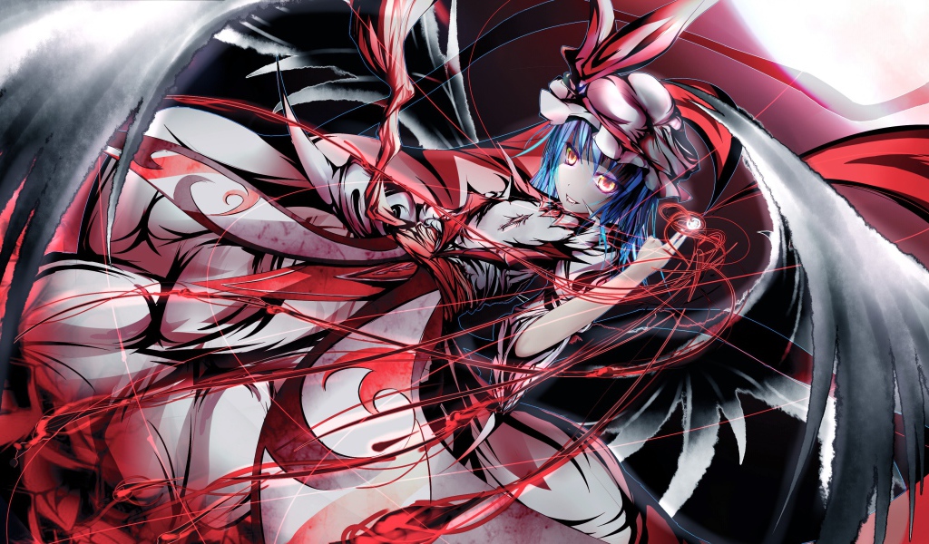 Мрачная девушка аниме Remilia Scarlet