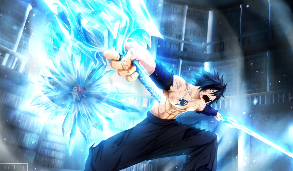 Персонаж Грей из аниме Сказка о хвосте феи