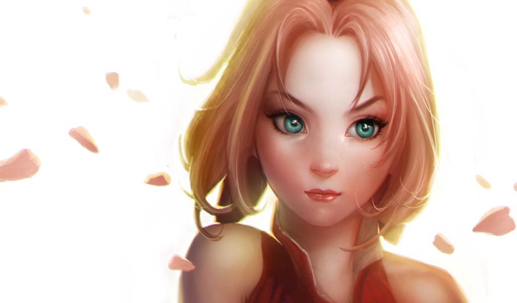 Зеленоглазая героиня аниме Сакура Харуно