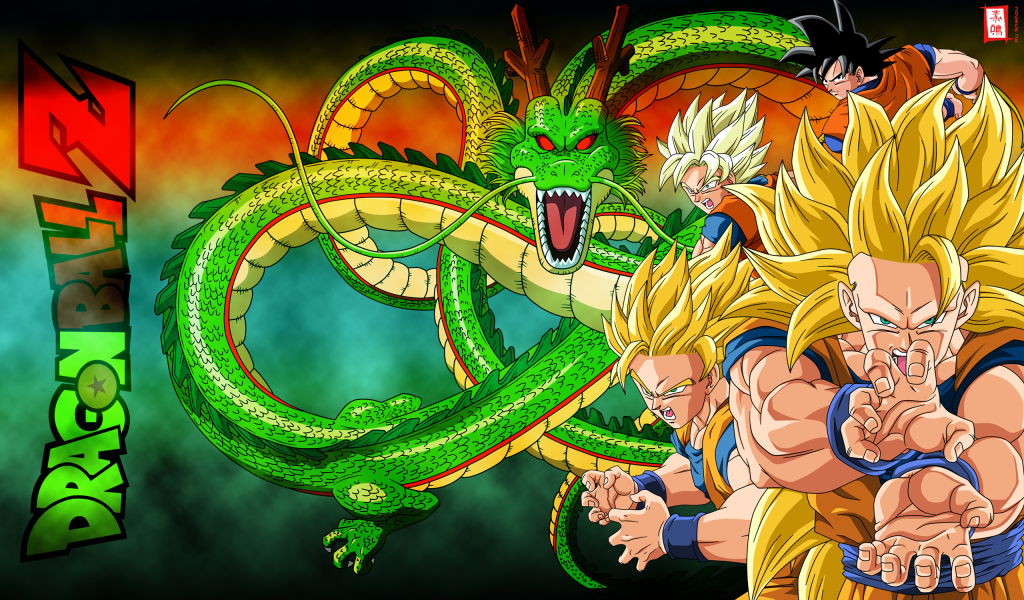 Зеленый дракон, аниме Dragon Ball Z