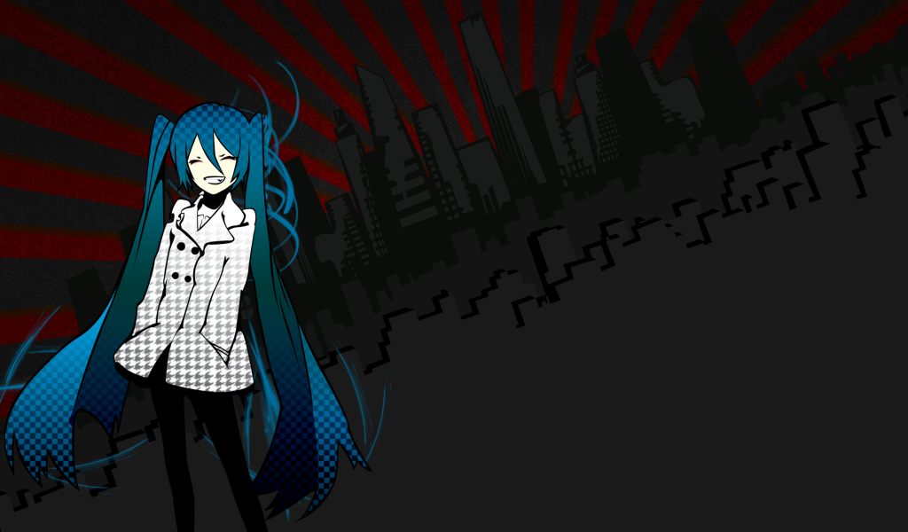 Синеволосая Хатсунэ Мику, аниме