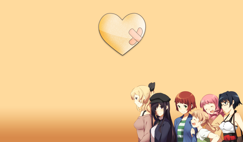 Сердце с заплаткой в аниме Девушки-инвалиды