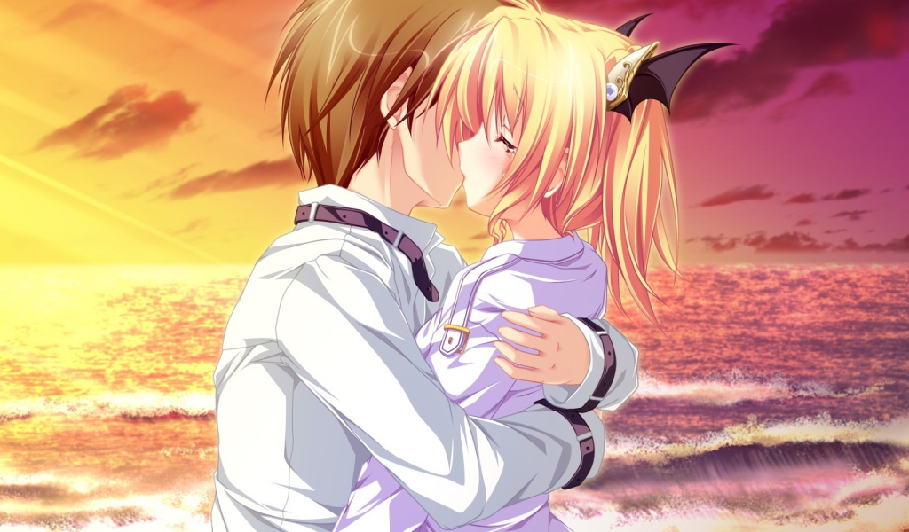 Объятия в аниме Magus Tale