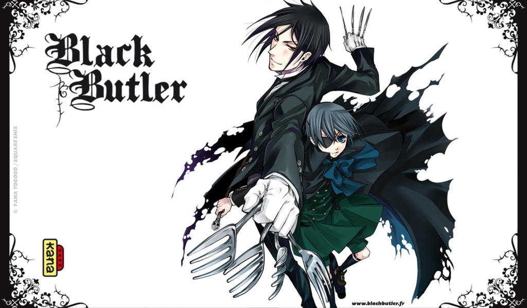 Японское аниме Тёмный дворецкий