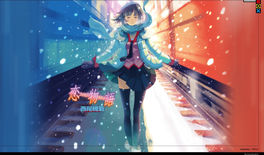 Японский сериал аниме Monogatari Series