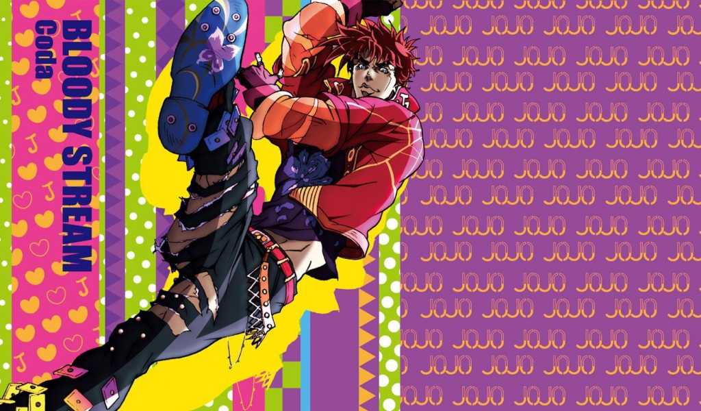 Джозеф из аниме Приключения Джоджо