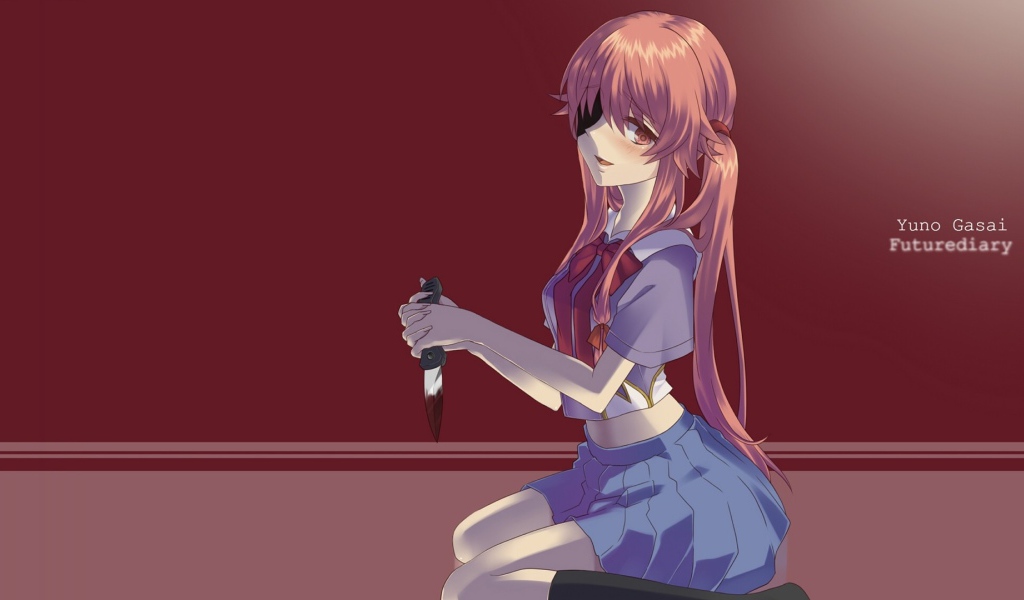 Юно Гассаи в аниме Яндере