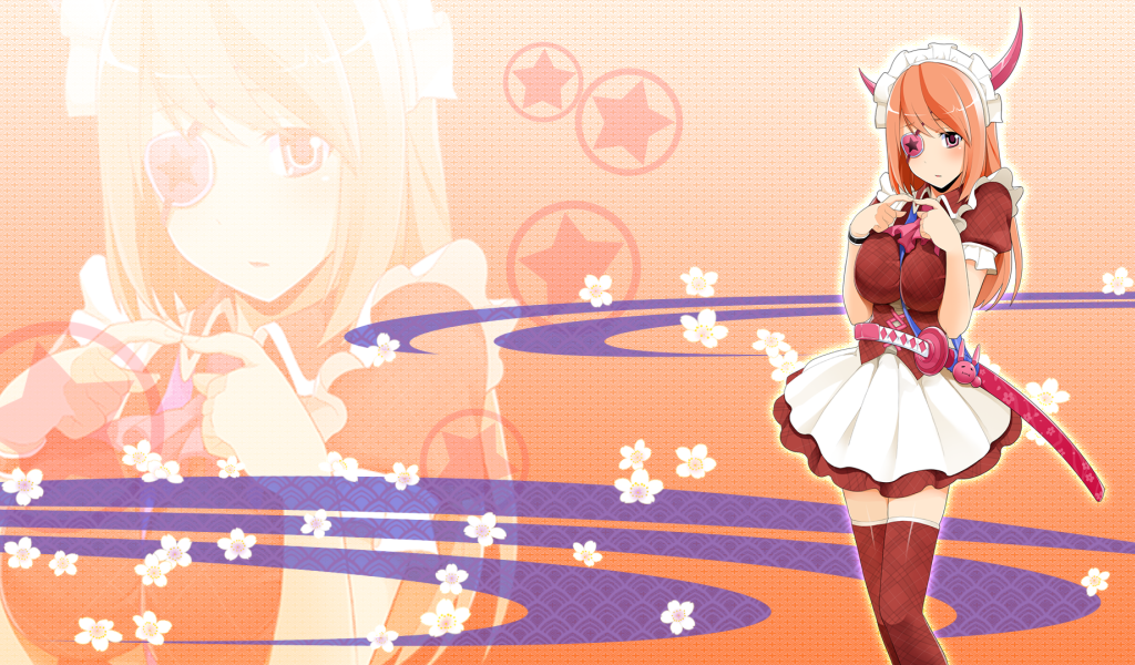 Милая девушка в аниме Onigirl