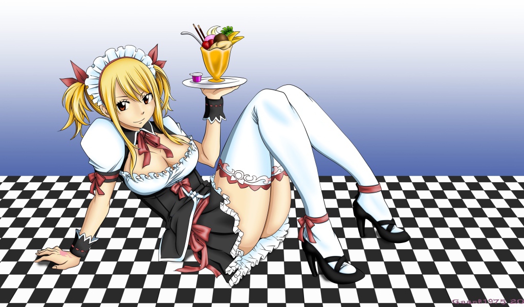 Горничная в аниме Сказка о хвосте феи