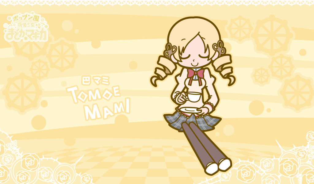 Персонаж Томое Мами из аниме Девочка-волшебница Мадока