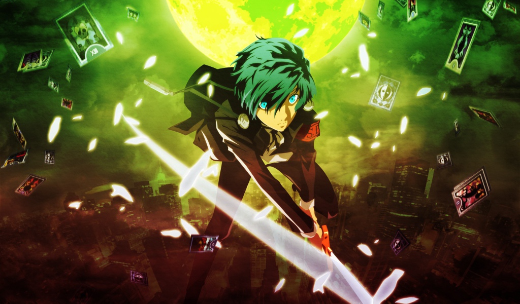 Парень из аниме Persona 3