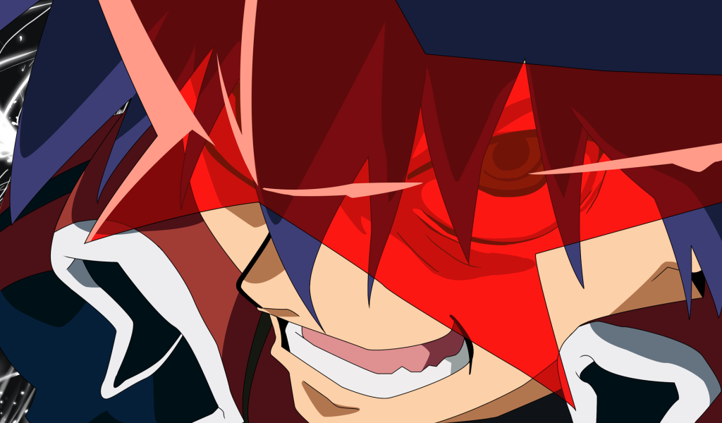 Герой в маске, аниме Тэнгэн Топпа Гуррен-Лаганн