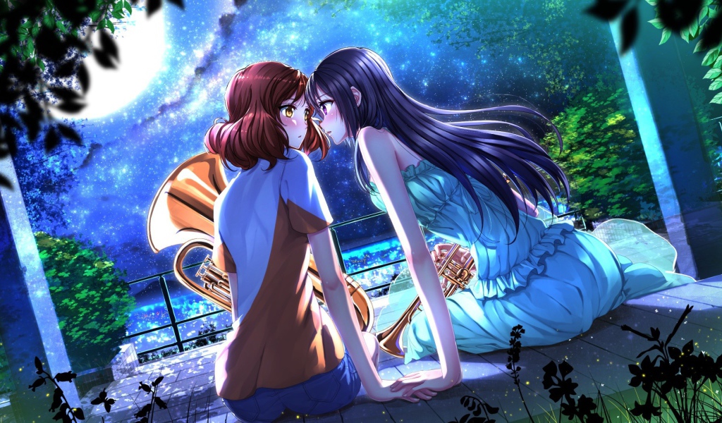 Музыкальный дуэт в аниме Играй, Эуфониум