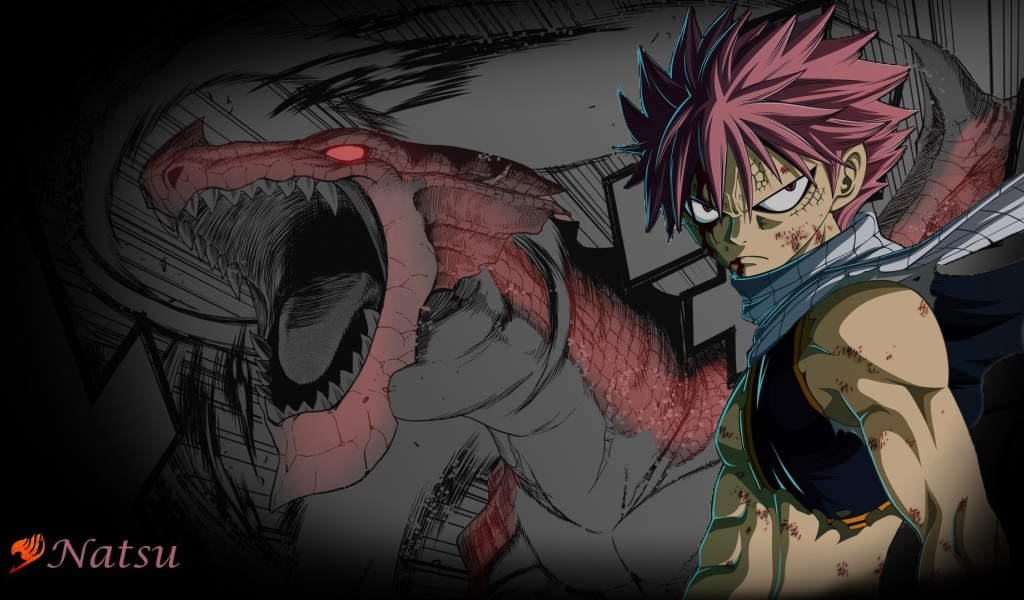 Натсу с драконом, аниме Сказка о хвосте феи