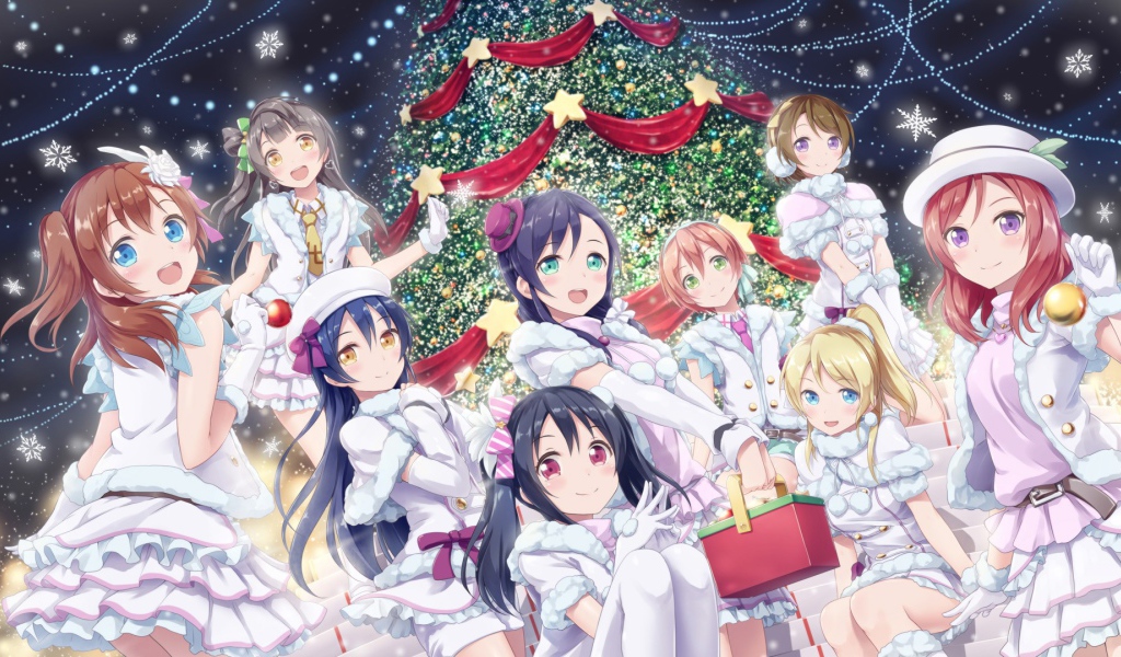 Новогодний праздник в аниме Love Live