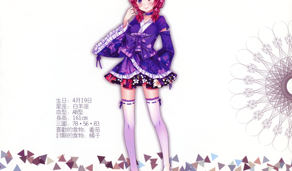 Нишикино Маки персонаж аниме Love Live