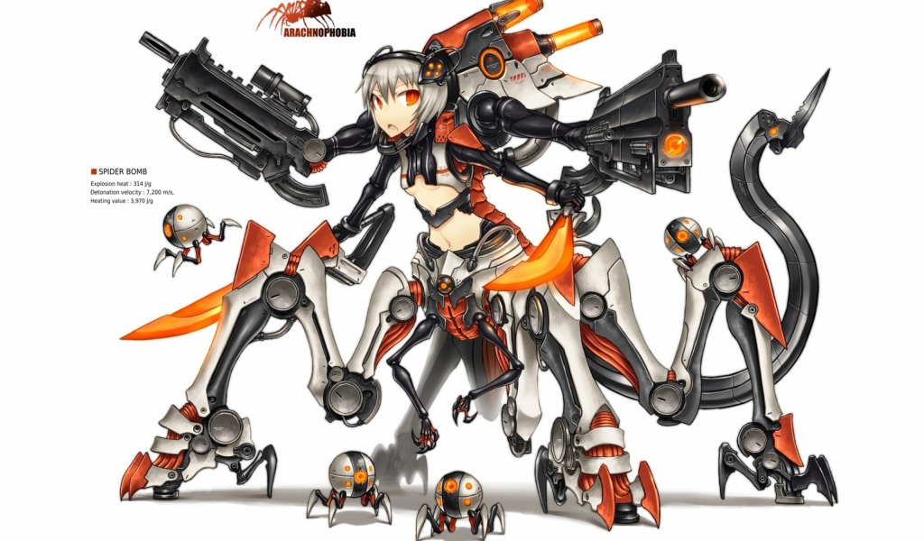 Оранжевый робот Gia Anime