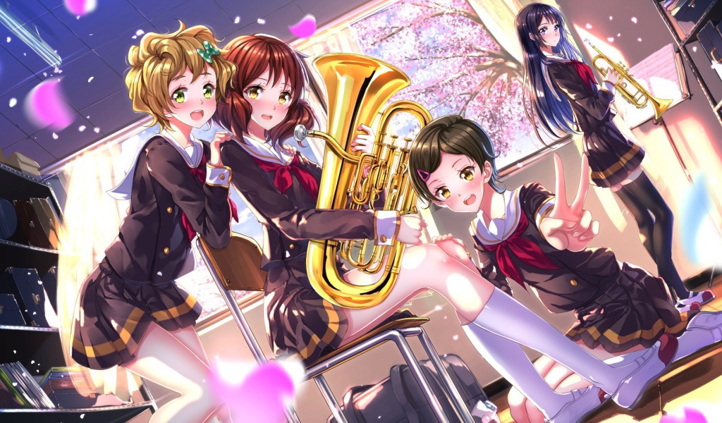 Оркестр в аниме Играй, Эуфониум