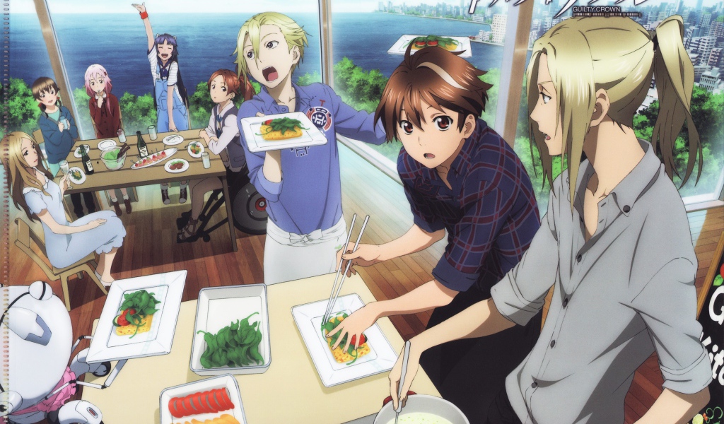 Люди в кафе, аниме Корона грешника