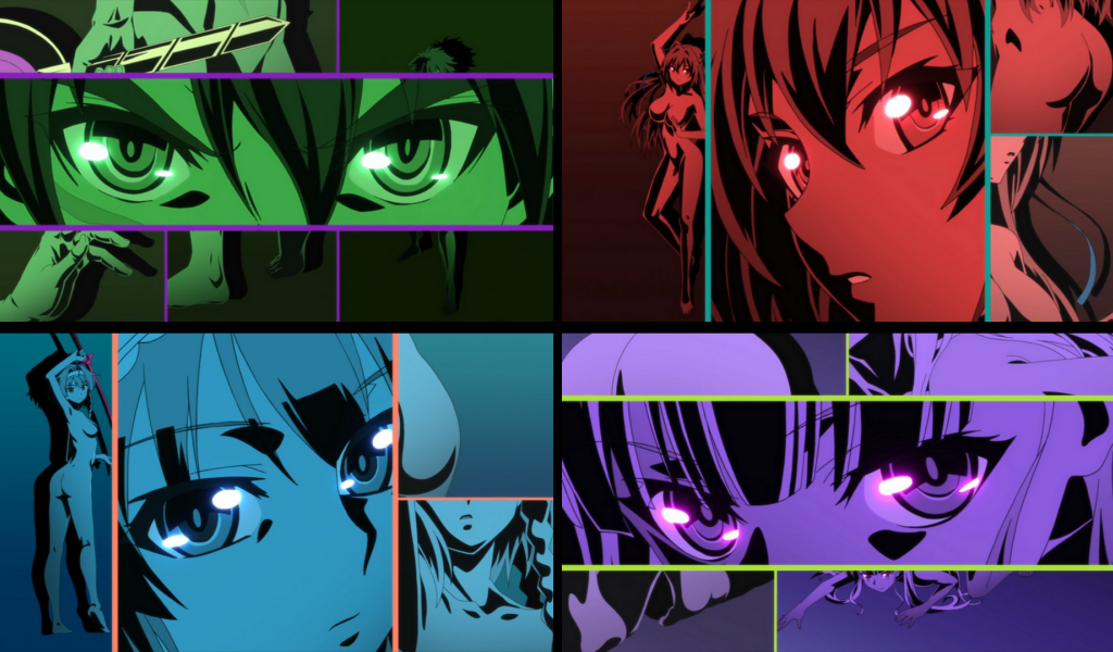 Лица героев аниме