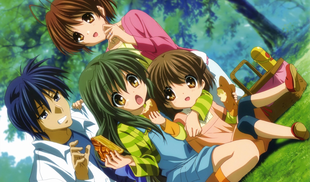 Пикник на газоне, аниме Кланнад