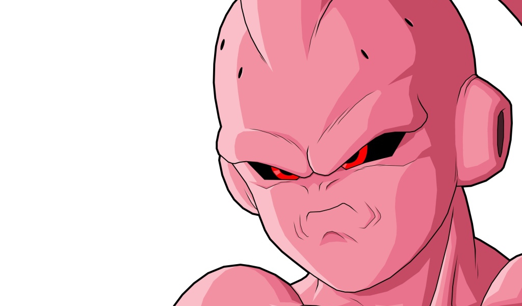 Розовый тролль из аниме Dragon Ball