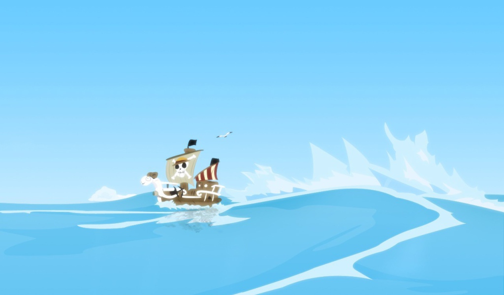 Пиратский корабль в аниме Большой куш