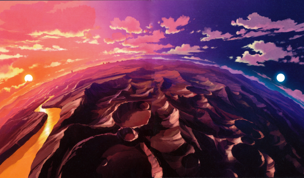 Планета в аниме Тэнгэн Топпа Гуррен-Лаганн