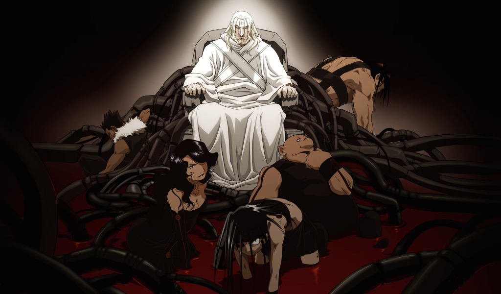 Могущественный маг в аниме Стальной алхимик