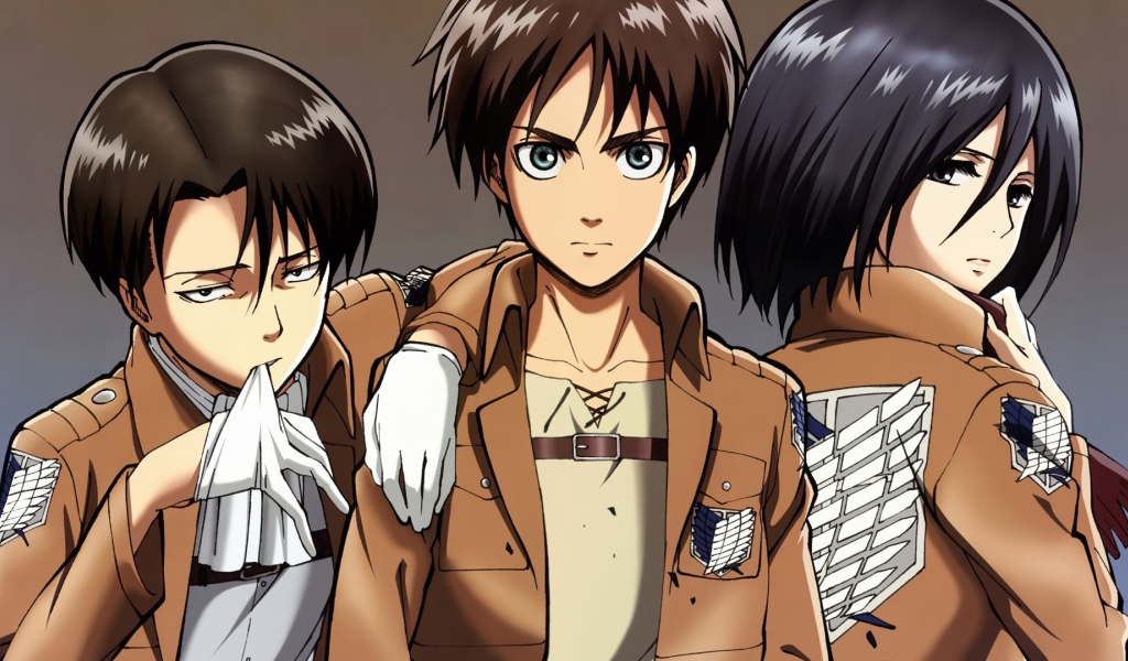 Гордые герои аниме Атака Титанов