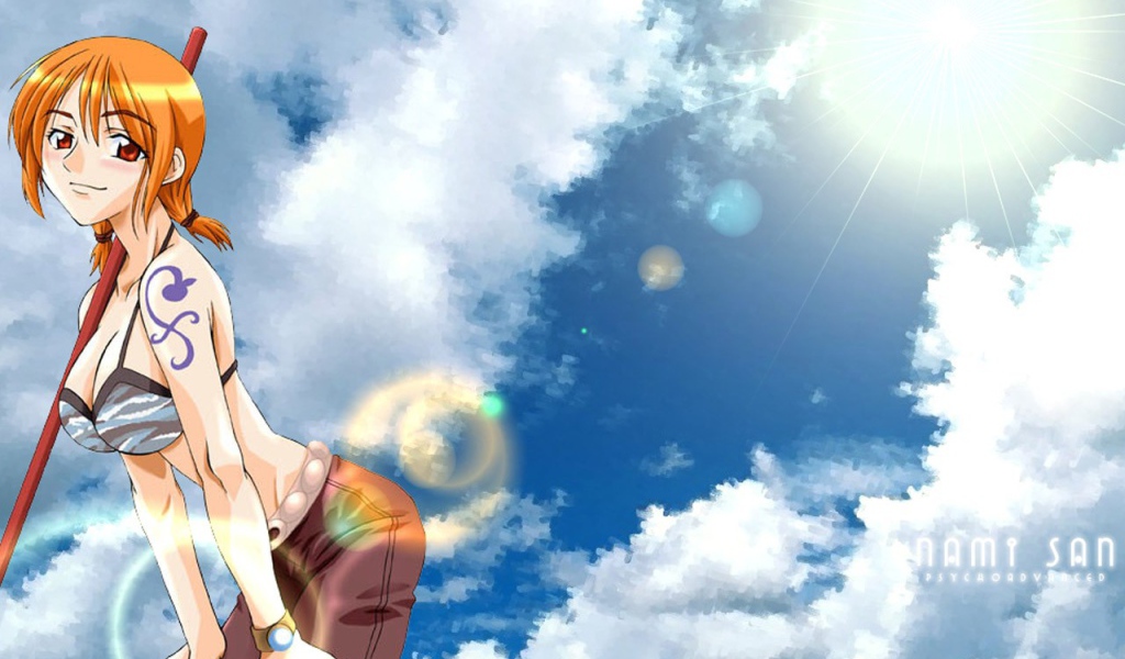 Радужная девушка аниме Большой куш