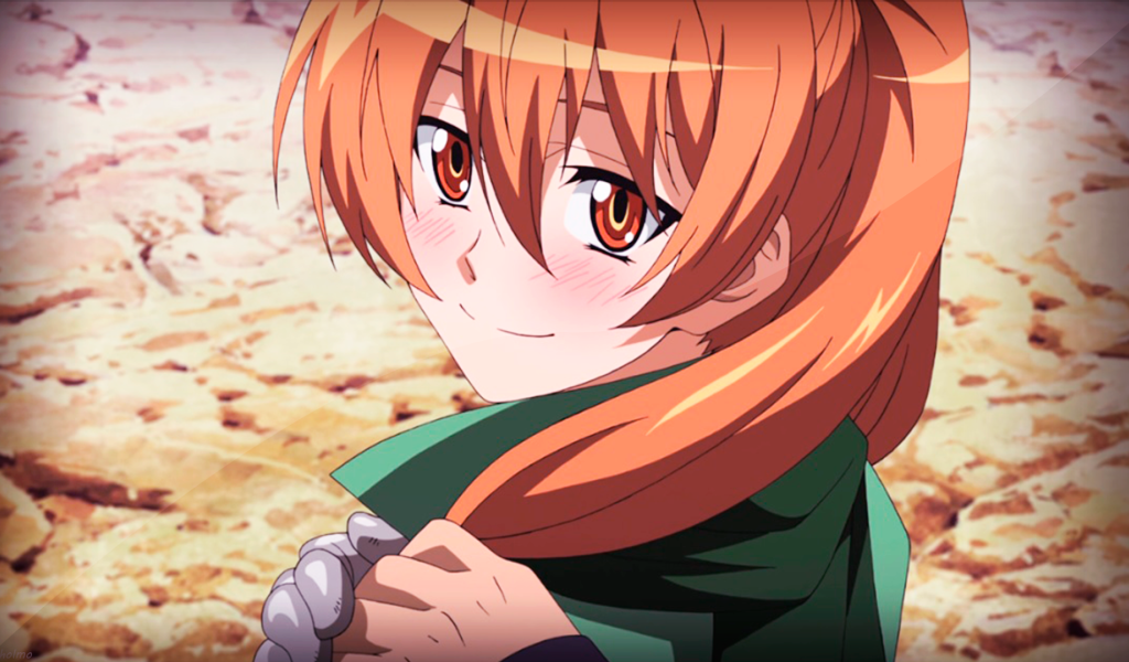 Рыжая девушка, аниме Akame ga Kill
