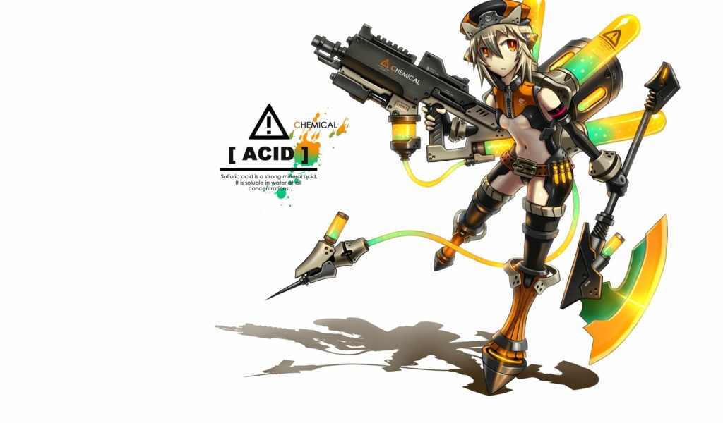 Девушка робот Gia Anime