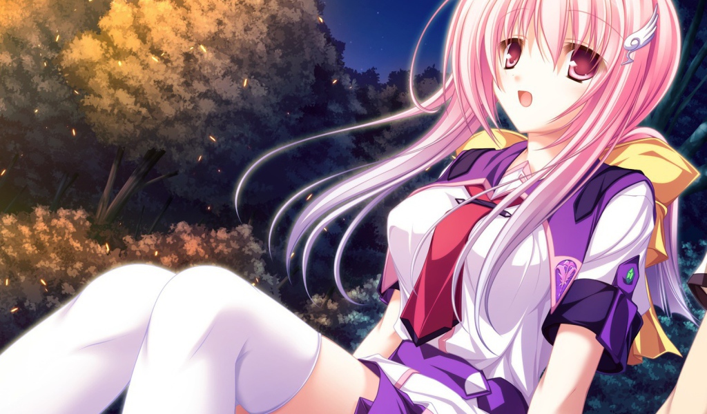 Школьница Мики из аниме Мост в звездное небо