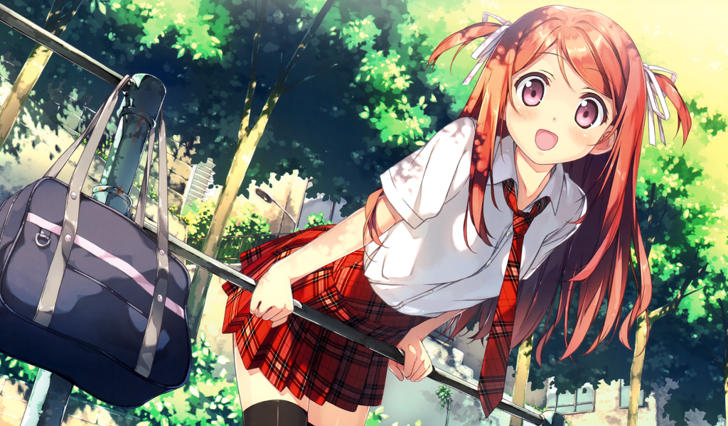 Школьница из аниме Kantoku
